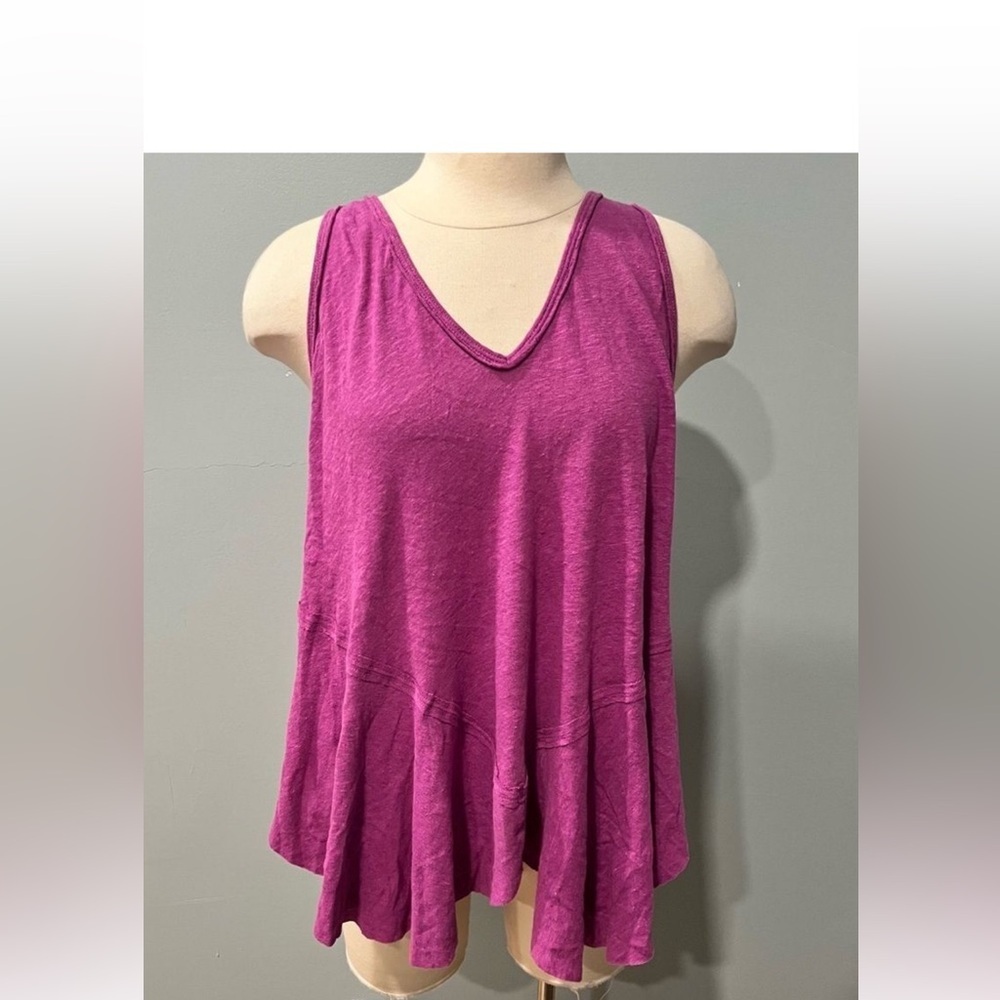 Free People We The Free Rosie Drop Waist Tank Top in Summer Bloom Small - Picture 2 of 6